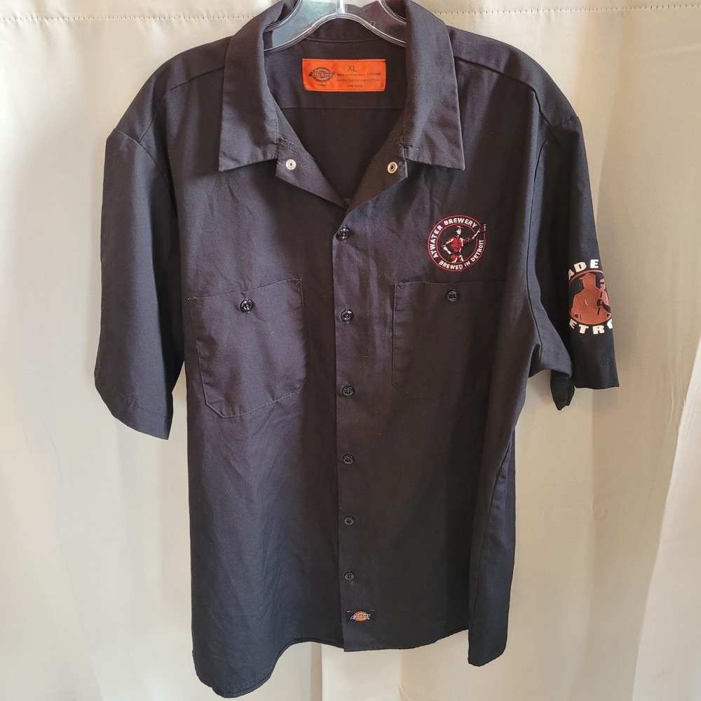 Dickies Mens Work Shirt XL Streetwear Industrial Atwater Brewery Detroit 21815